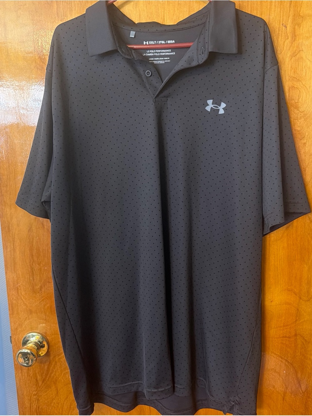 Under Armour Men’s Black Performance Polo XXLT
